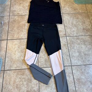 Flag Nor Fail Black and Pink Leggings